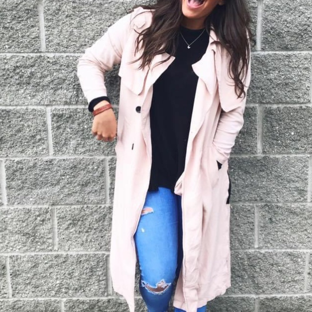 Pink coat